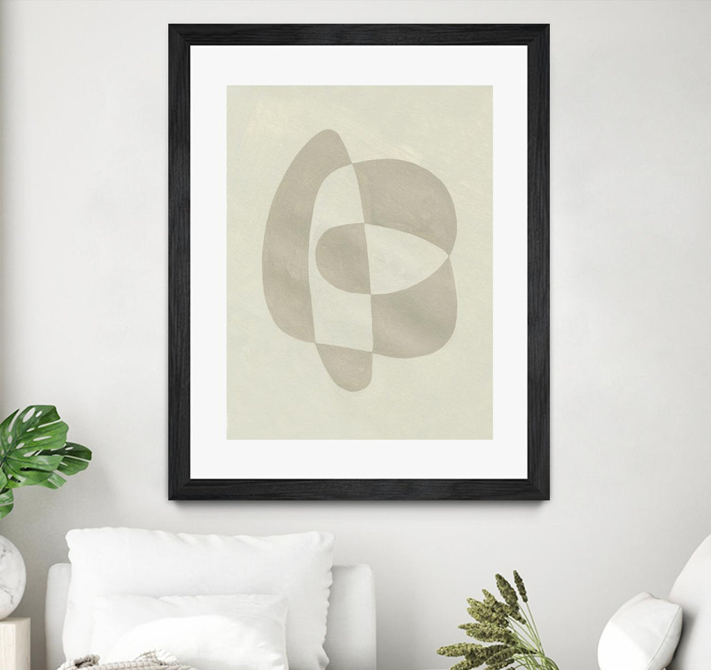 Soft Shape III by Emma Caroline on GIANT ART - beige  abstract abstract 