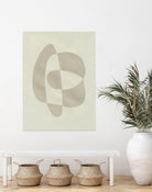 Soft Shape III by Emma Caroline on GIANT ART - beige  abstract abstract 