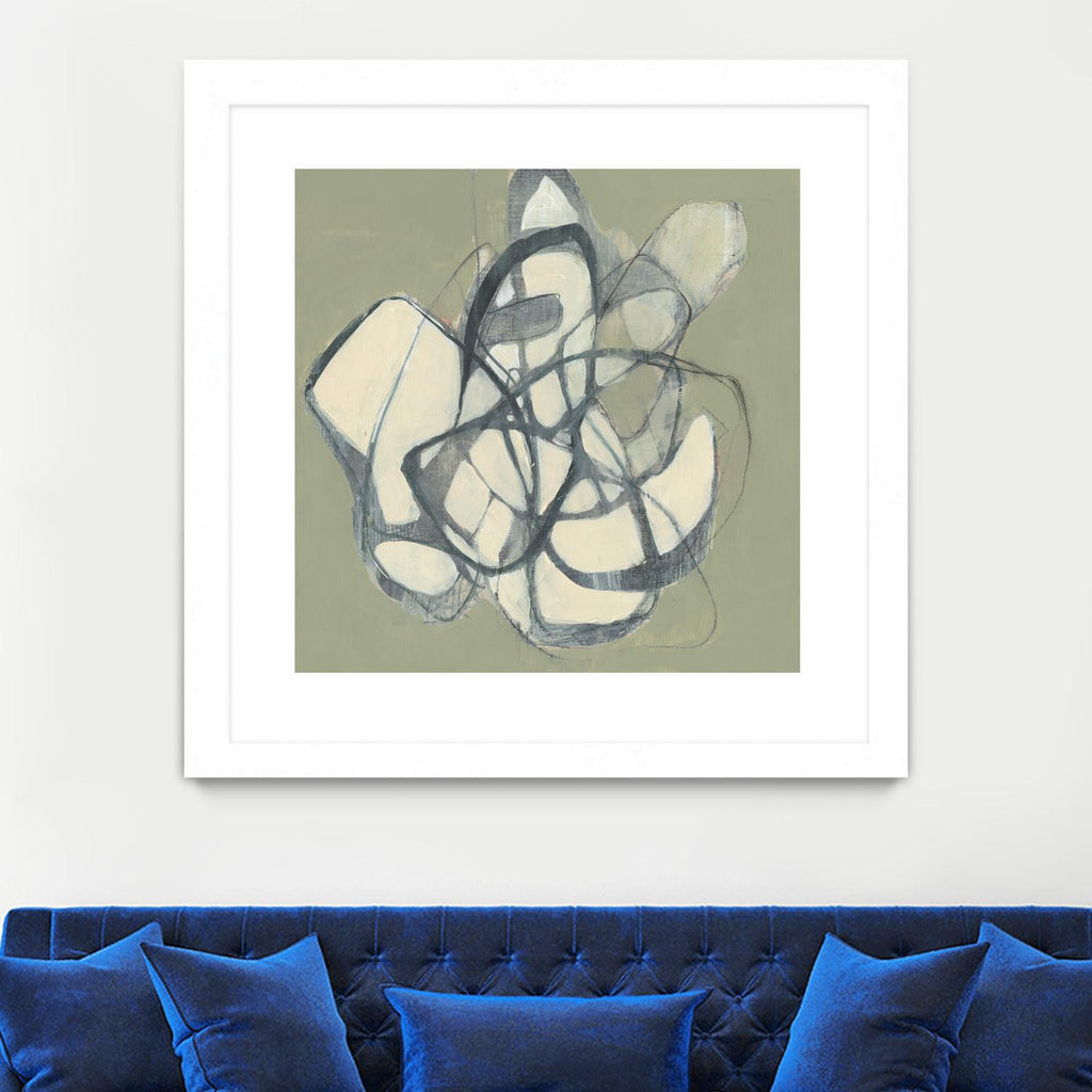 Interweb II by Jennifer Goldberger on GIANT ART - beige abstract abstract