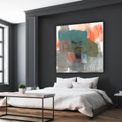 Central Fuse I by Jennifer Goldberger on GIANT ART - orange abstract abstract