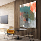 Central Fuse I by Jennifer Goldberger on GIANT ART - orange abstract abstract