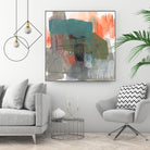 Central Fuse I by Jennifer Goldberger on GIANT ART - orange abstract abstract