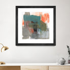 Central Fuse I by Jennifer Goldberger on GIANT ART - orange abstract abstract