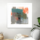 Central Fuse I by Jennifer Goldberger on GIANT ART - orange abstract abstract