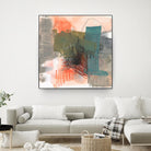Central Fuse II by Jennifer Goldberger on GIANT ART - orange abstract abstract 