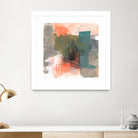 Central Fuse II by Jennifer Goldberger on GIANT ART - orange abstract abstract 