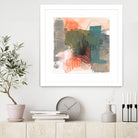 Central Fuse II by Jennifer Goldberger on GIANT ART - orange abstract abstract 