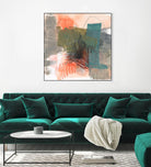 Central Fuse II by Jennifer Goldberger on GIANT ART - orange abstract abstract 