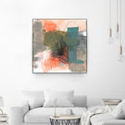 Central Fuse II by Jennifer Goldberger on GIANT ART - orange abstract abstract 
