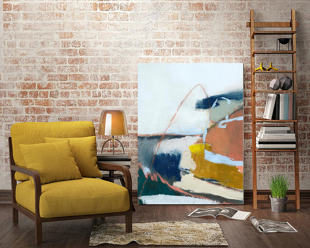 Tidal Patchwork II by Victoria Barnes on GIANT ART - orange abstract abstract