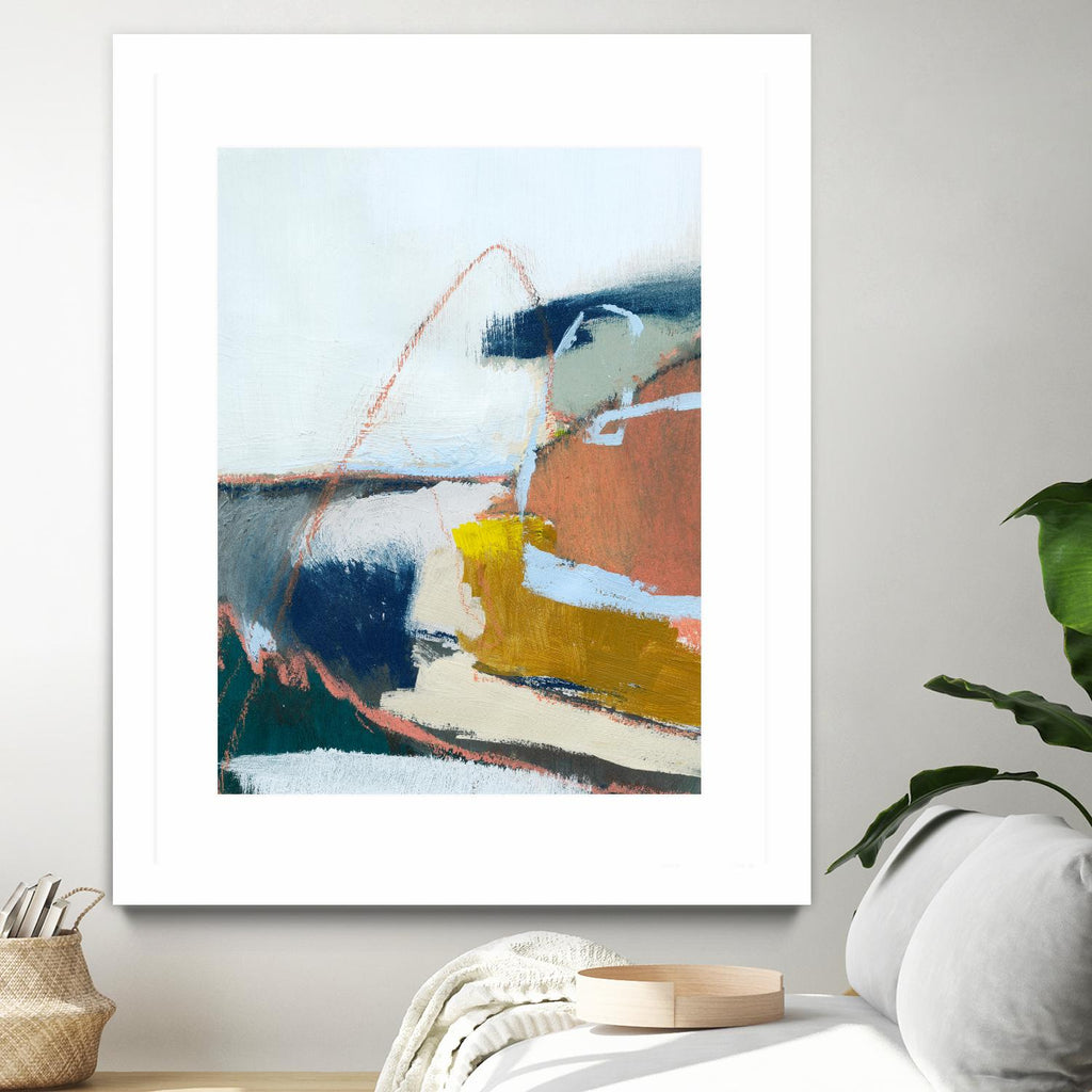 Tidal Patchwork II by Victoria Barnes on GIANT ART - orange abstract abstract