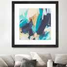 Blue Hive II by June Vess on GIANT ART - beige abstract abstract