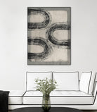 Grey Linear Path III by Jennifer Goldberger on GIANT ART - beige abstract abstract