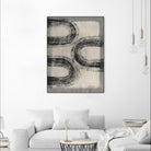 Grey Linear Path III by Jennifer Goldberger on GIANT ART - beige abstract abstract