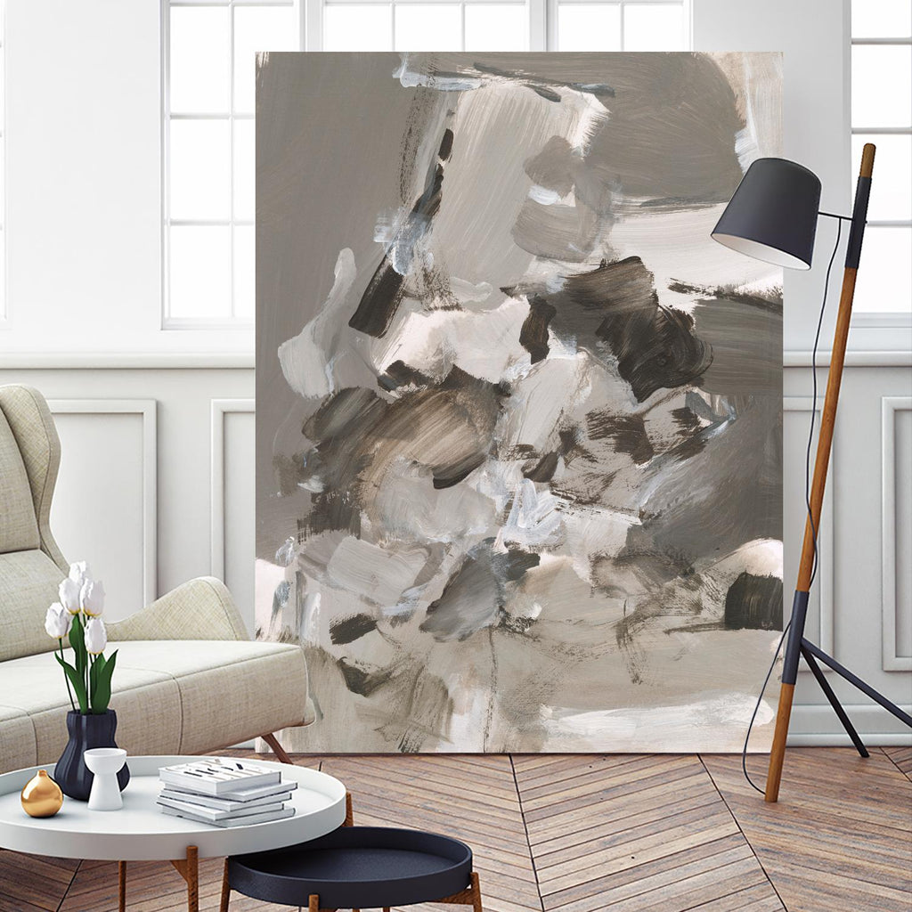 Math Problem I by Christina Long on GIANT ART - beige abstract abstract