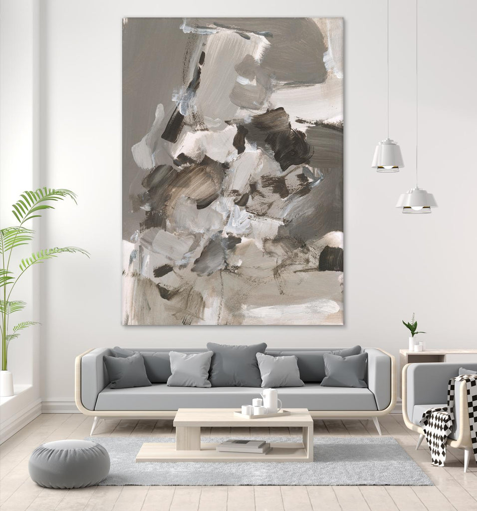Math Problem I by Christina Long on GIANT ART - beige abstract abstract