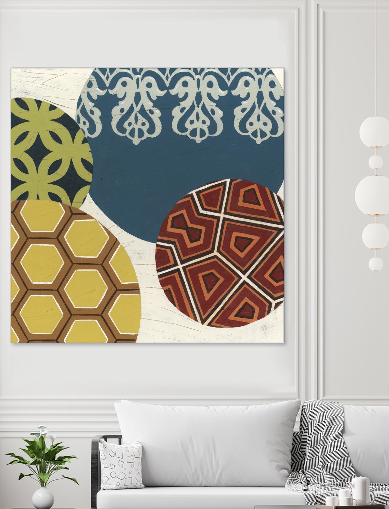 Paper Lanterns III by June Erica Vess on GIANT ART - abstract