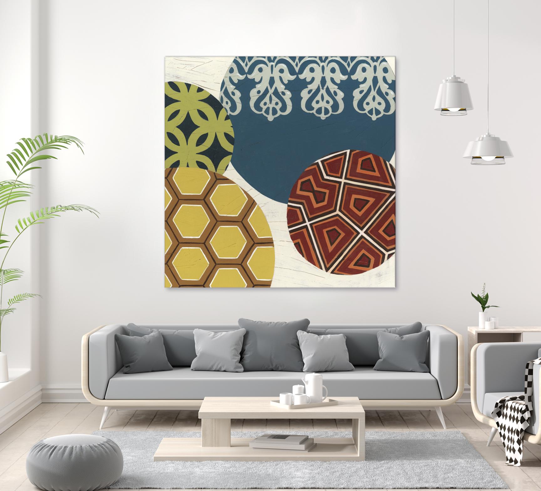 Paper Lanterns III by June Erica Vess on GIANT ART - abstract