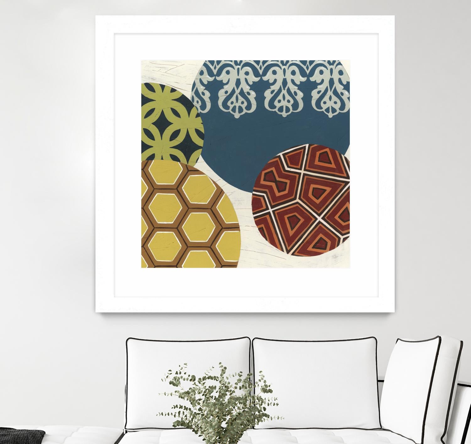 Paper Lanterns III by June Erica Vess on GIANT ART - abstract