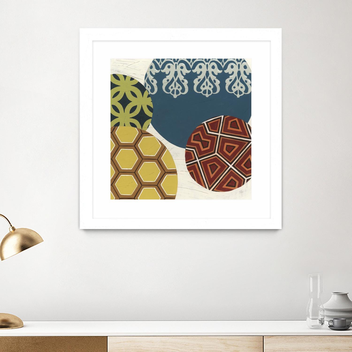 Paper Lanterns III by June Erica Vess on GIANT ART - abstract