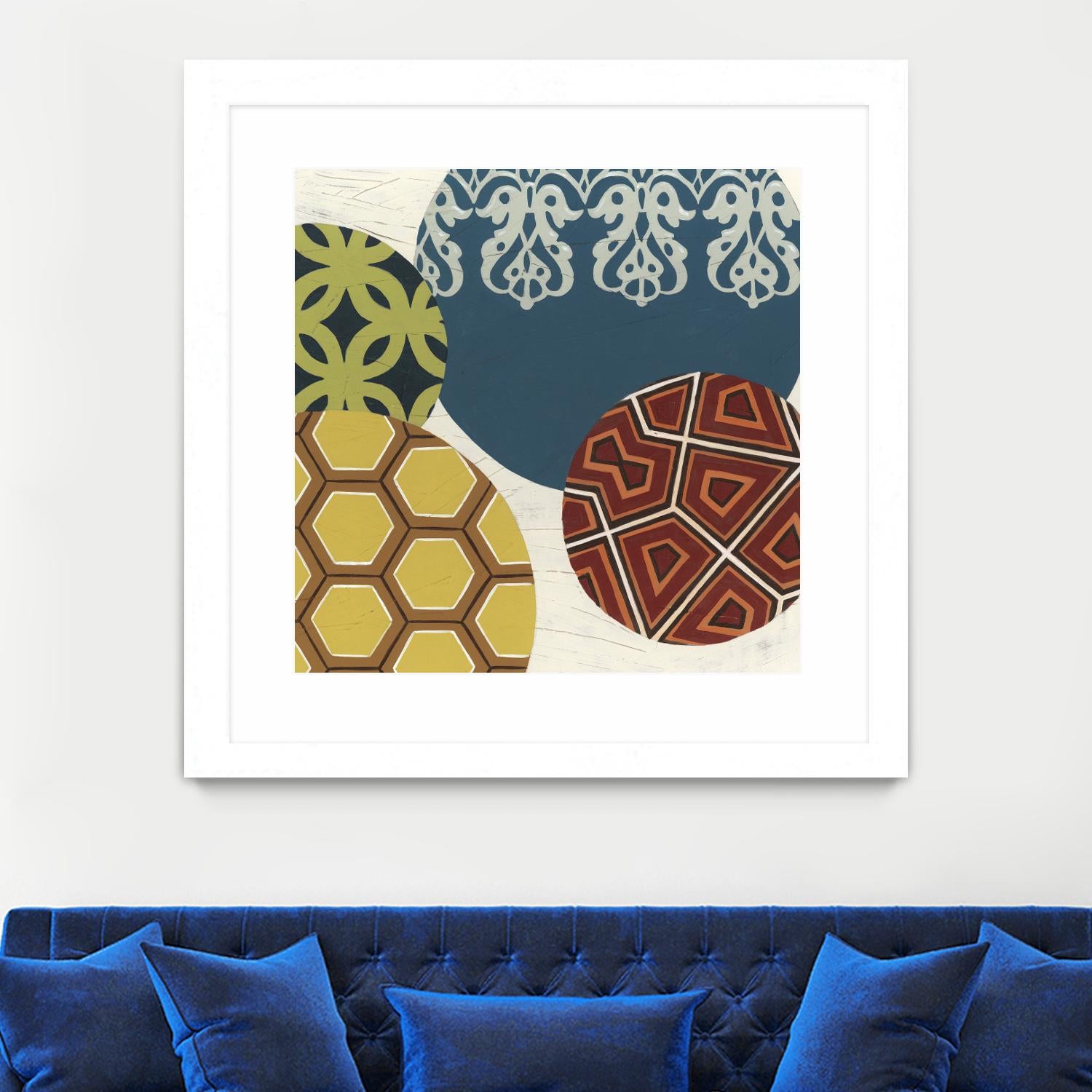 Paper Lanterns III by June Erica Vess on GIANT ART - abstract