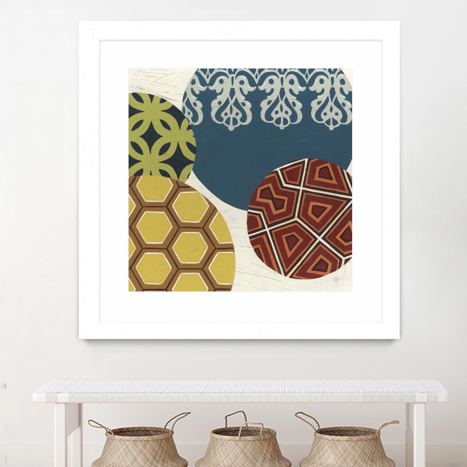 Paper Lanterns III by June Erica Vess on GIANT ART - abstract