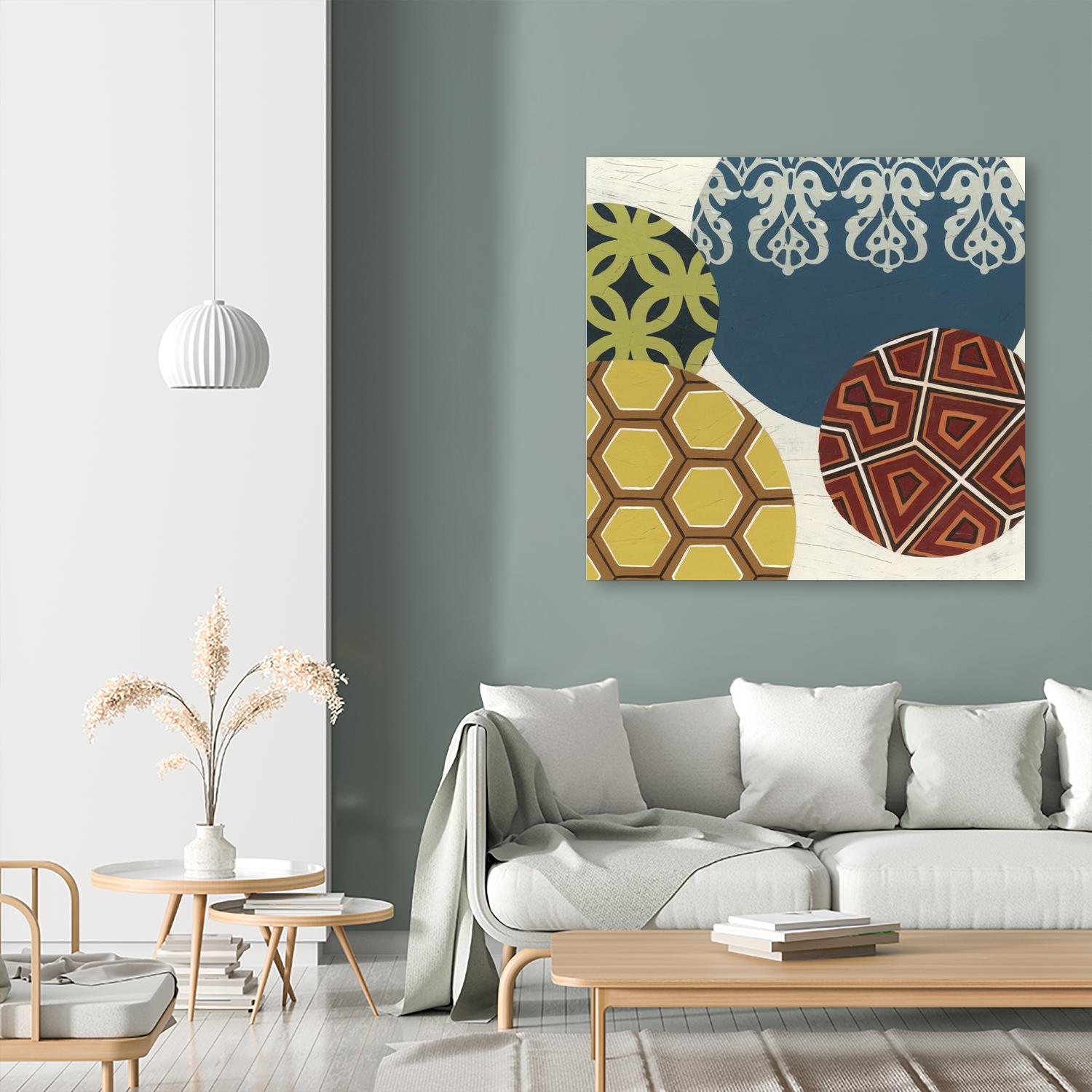 Paper Lanterns III by June Erica Vess on GIANT ART - abstract