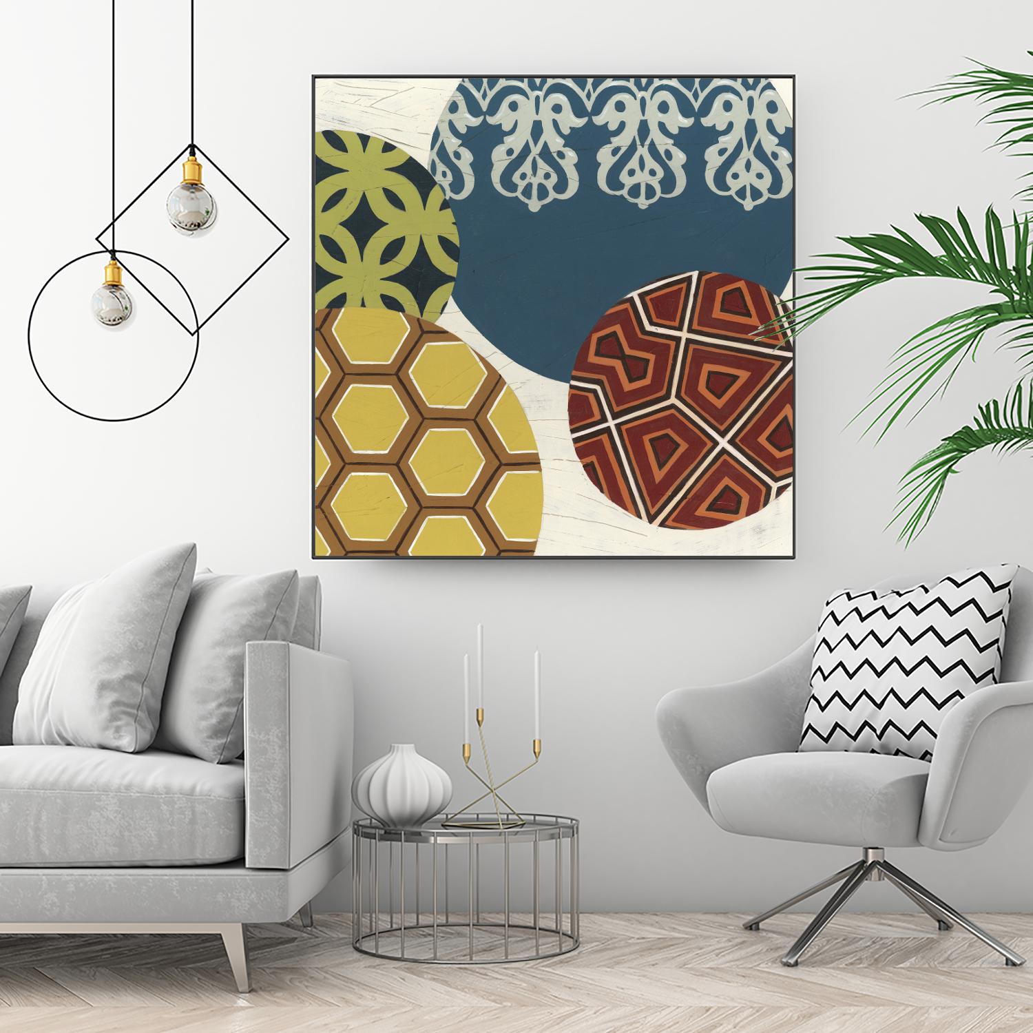 Paper Lanterns III by June Erica Vess on GIANT ART - abstract