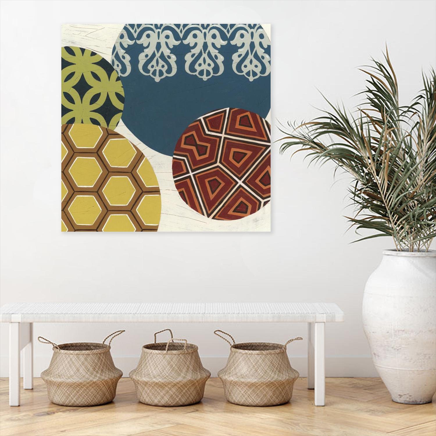 Paper Lanterns III by June Erica Vess on GIANT ART - abstract