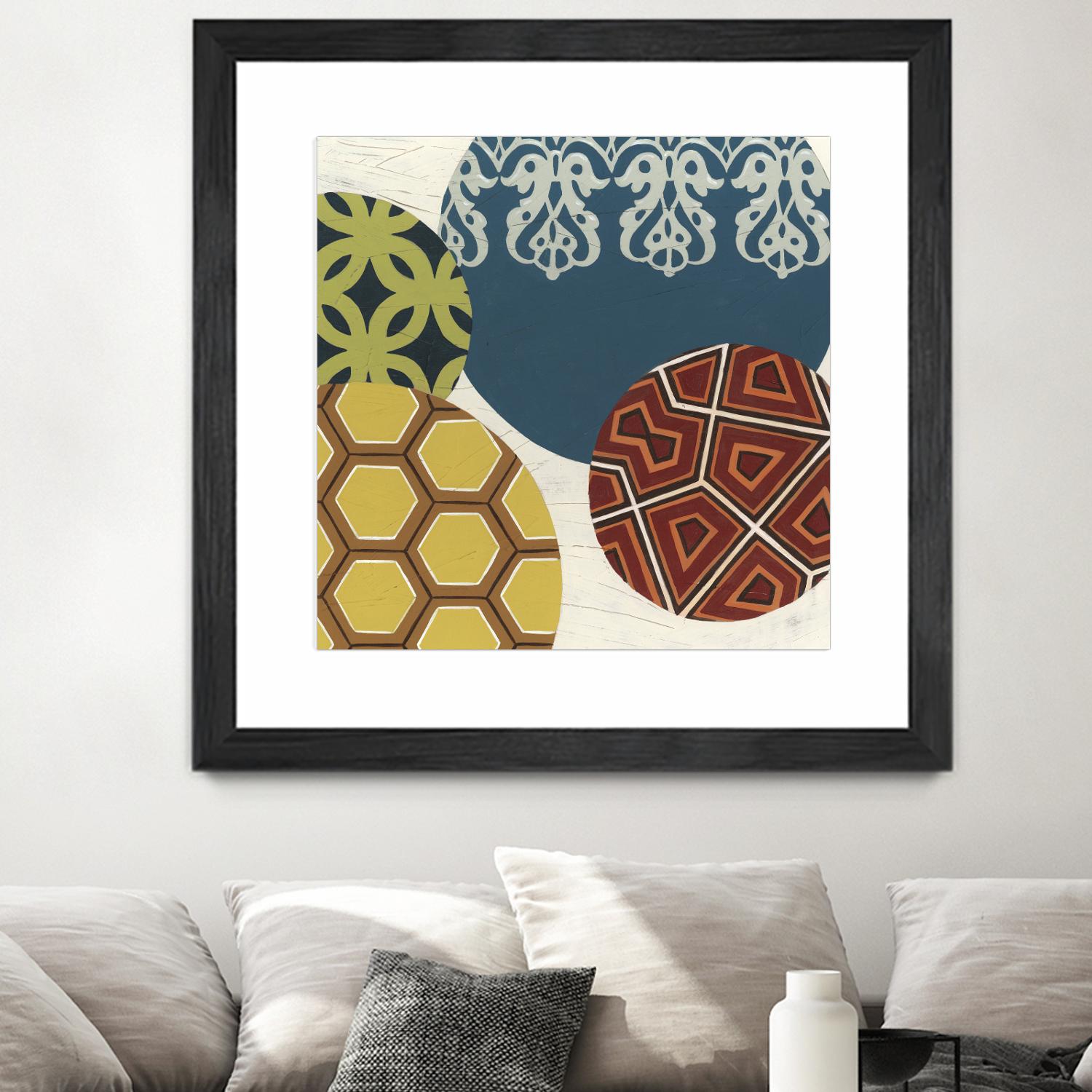 Paper Lanterns III by June Erica Vess on GIANT ART - abstract