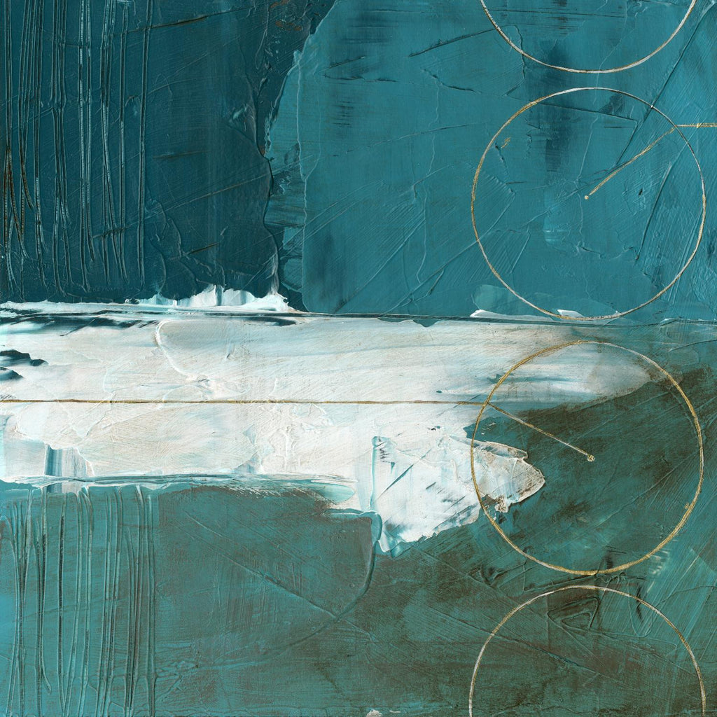 Seabound II de June Erica Vess sur GIANT ART - abstrait bleu
