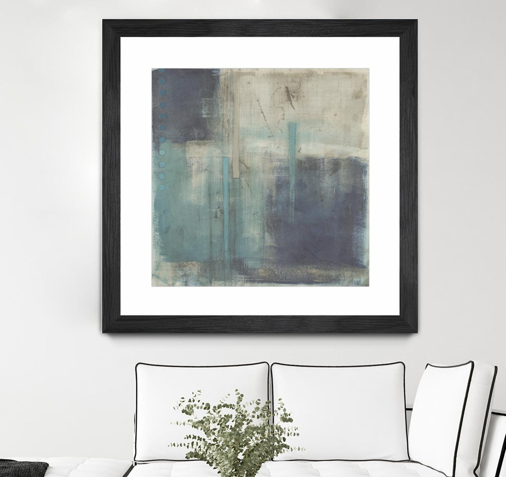 Crossfade I by June Erica Vess on GIANT ART - blue abstract