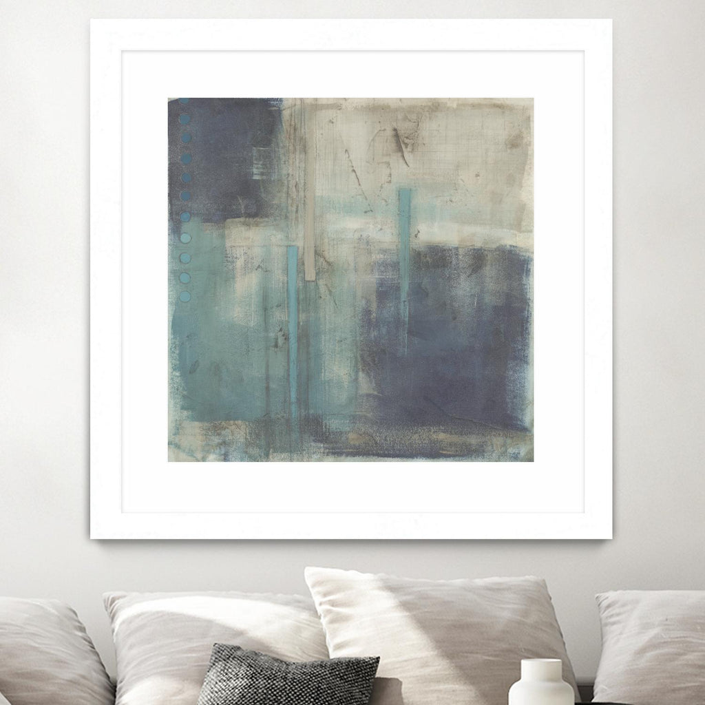 Crossfade I by June Erica Vess on GIANT ART - blue abstract