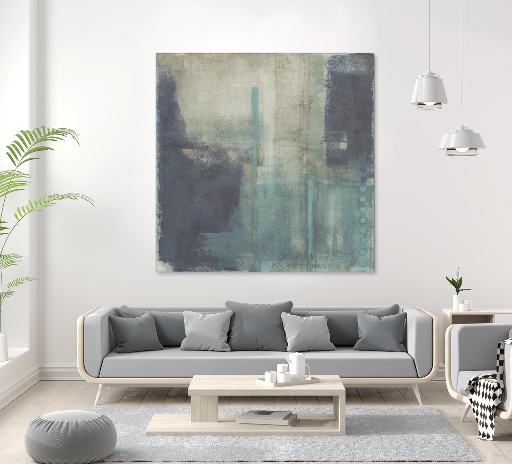 Crossfade II by June Erica Vess on GIANT ART - blue abstract