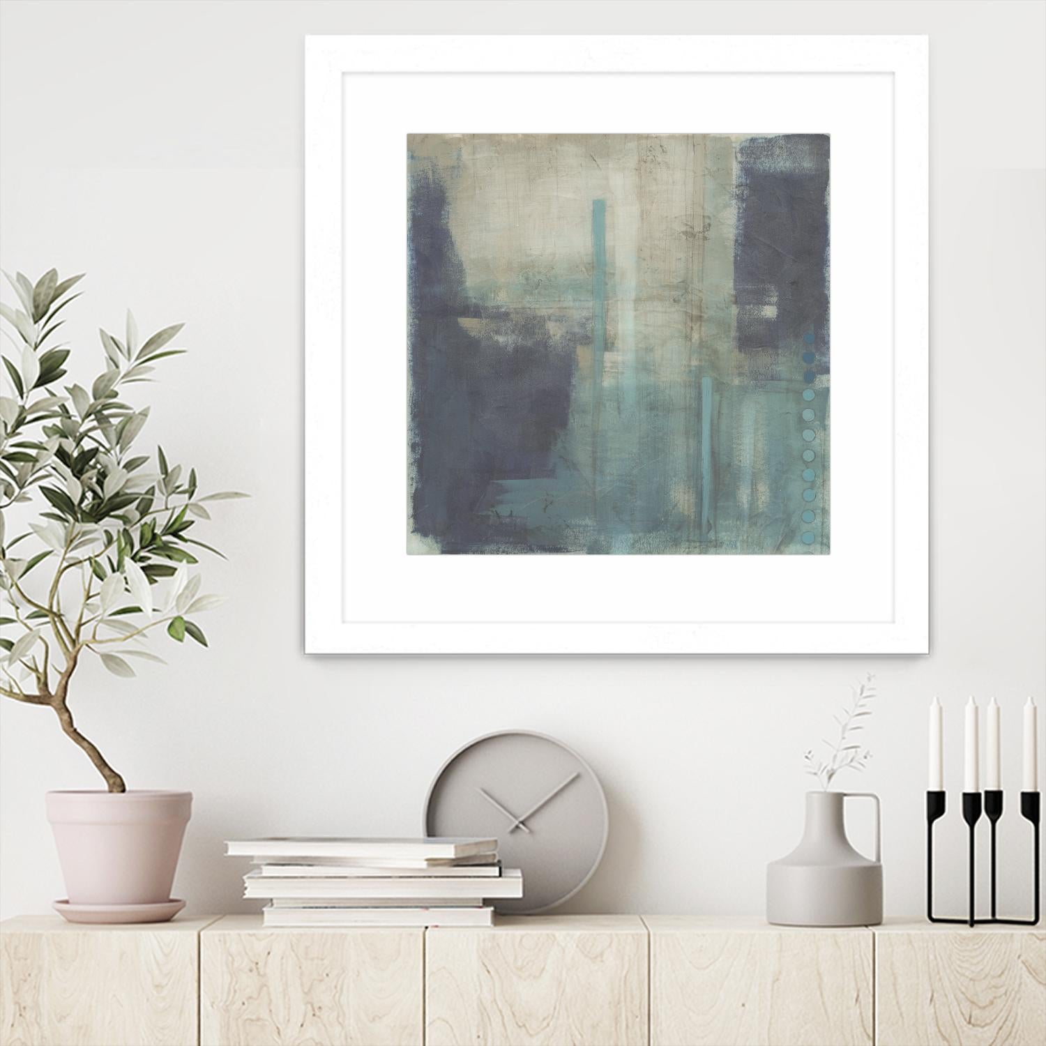 Crossfade II by June Erica Vess on GIANT ART - blue abstract