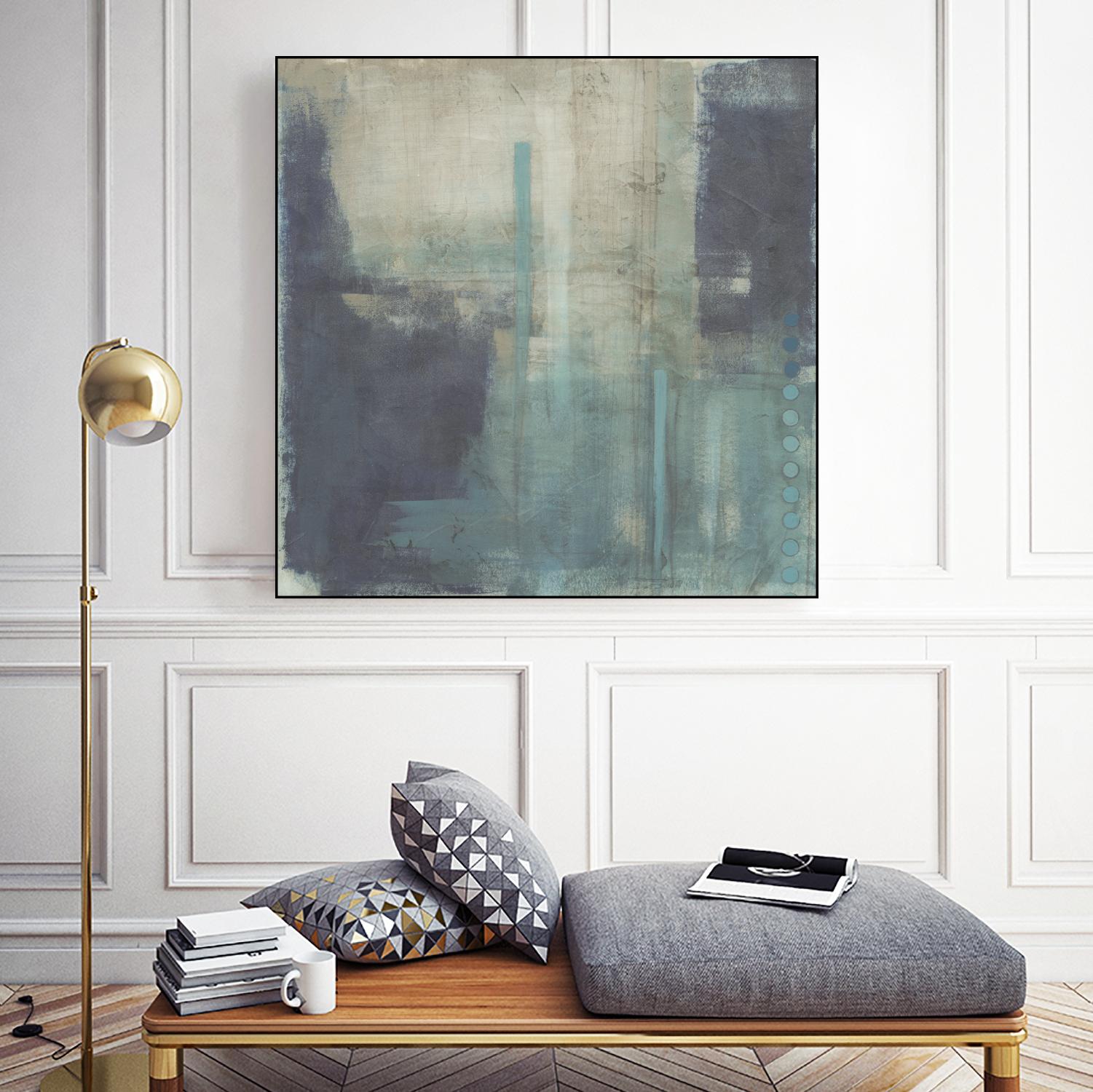 Crossfade II by June Erica Vess on GIANT ART - blue abstract