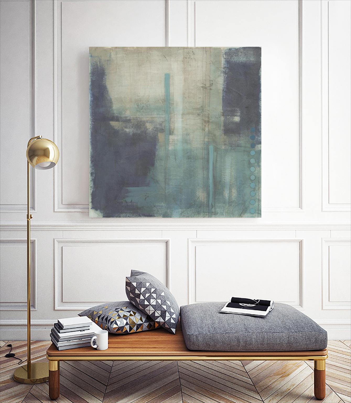 Crossfade II by June Erica Vess on GIANT ART - blue abstract