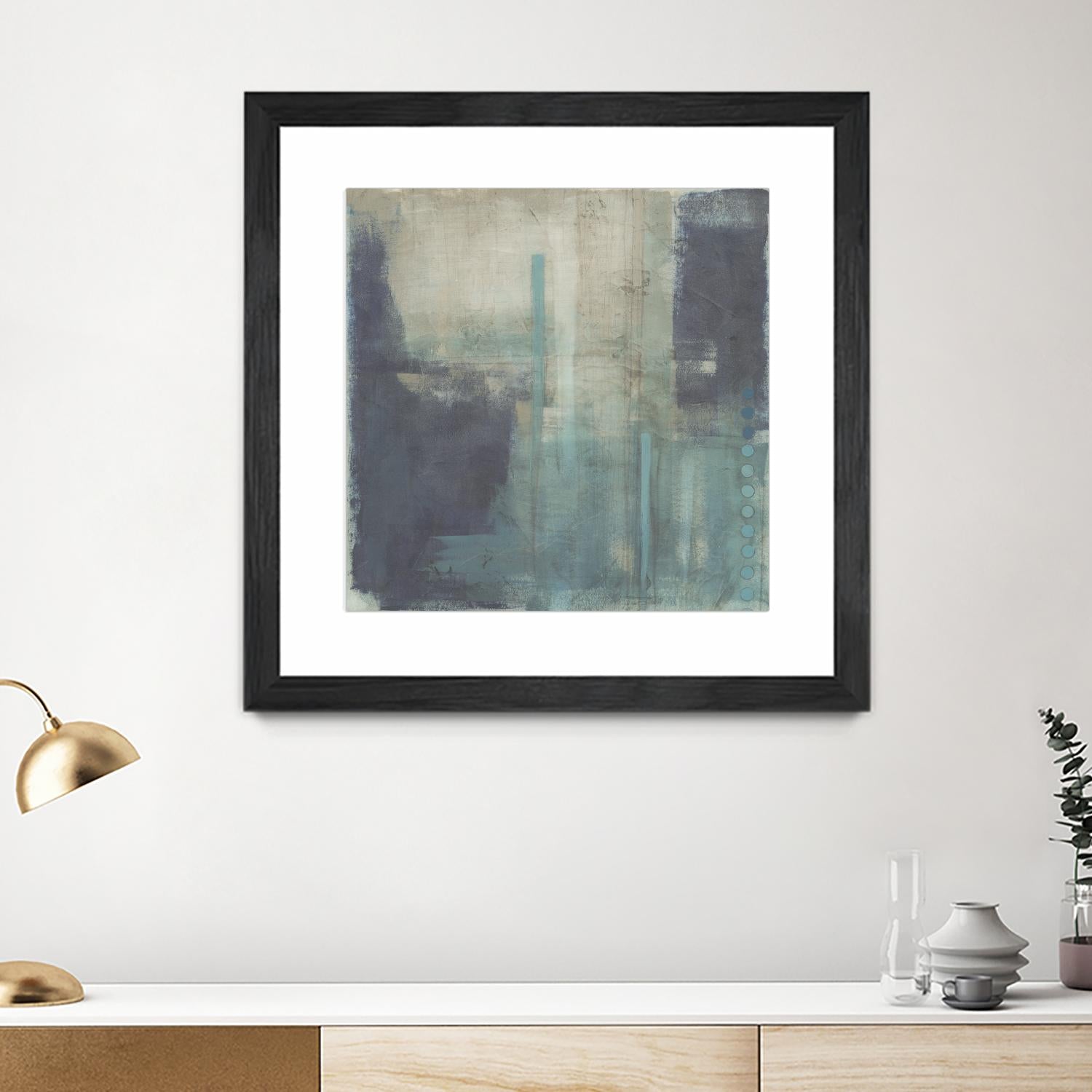 Crossfade II by June Erica Vess on GIANT ART - blue abstract