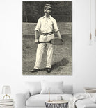 Harpers Weekly Tennis II by Unknown on GIANT ART - black leisure