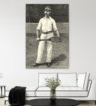 Harpers Weekly Tennis II by Unknown on GIANT ART - black leisure