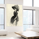 Feather Hat II by Vision Studio on GIANT ART - black fashion