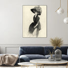 Feather Hat II by Vision Studio on GIANT ART - black fashion