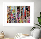 Metro Mix 21 II by Erin Ashley on GIANT ART - pink abstract