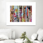 Metro Mix 21 II by Erin Ashley on GIANT ART - pink abstract