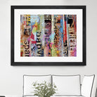 Metro Mix 21 II by Erin Ashley on GIANT ART - pink abstract