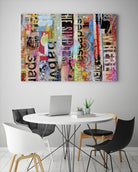 Metro Mix 21 II by Erin Ashley on GIANT ART - pink abstract