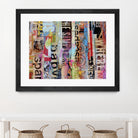 Metro Mix 21 II by Erin Ashley on GIANT ART - pink abstract