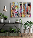 Metro Mix 21 II by Erin Ashley on GIANT ART - pink abstract