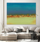 Harbor Light III by Sharon Gordon on GIANT ART - blue abstract