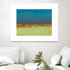 Harbor Light III by Sharon Gordon on GIANT ART - blue abstract